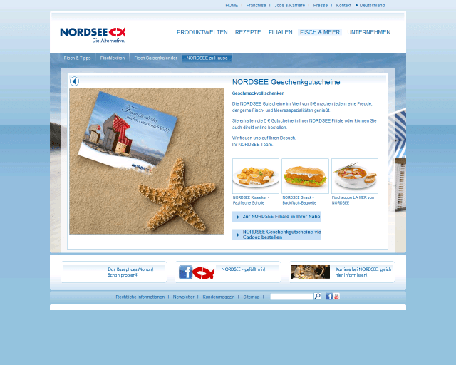 Nordsee Webseite